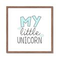 Picture of My Little Unicorn I _GroupedProduct_Square_Mini_ _GroupedProduct_Square_Framed_Matted_