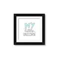 Picture of My Little Unicorn I _GroupedProduct_Square_Mini_ _GroupedProduct_Square_Framed_Matted_