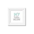 Picture of My Little Unicorn I _GroupedProduct_Square_Mini_ _GroupedProduct_Square_Framed_Matted_