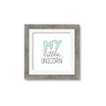 Picture of My Little Unicorn I _GroupedProduct_Square_Mini_ _GroupedProduct_Square_Framed_Matted_