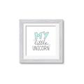 Picture of My Little Unicorn I _GroupedProduct_Square_Mini_ _GroupedProduct_Square_Framed_Matted_