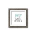 Picture of My Little Unicorn I _GroupedProduct_Square_Mini_ _GroupedProduct_Square_Framed_Matted_