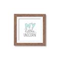 Picture of My Little Unicorn I _GroupedProduct_Square_Mini_ _GroupedProduct_Square_Framed_Matted_
