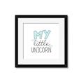 Picture of My Little Unicorn I _GroupedProduct_Square_Mini_ _GroupedProduct_Square_Framed_Matted_