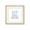 Picture of My Little Unicorn I _GroupedProduct_Square_Mini_ _GroupedProduct_Square_Framed_Matted_