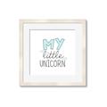 Picture of My Little Unicorn I _GroupedProduct_Square_Mini_ _GroupedProduct_Square_Framed_Matted_