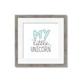 Picture of My Little Unicorn I _GroupedProduct_Square_Mini_ _GroupedProduct_Square_Framed_Matted_
