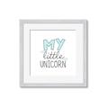 Picture of My Little Unicorn I _GroupedProduct_Square_Mini_ _GroupedProduct_Square_Framed_Matted_