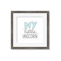 Picture of My Little Unicorn I _GroupedProduct_Square_Mini_ _GroupedProduct_Square_Framed_Matted_
