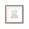 Picture of My Little Unicorn I _GroupedProduct_Square_Mini_ _GroupedProduct_Square_Framed_Matted_