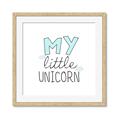 Picture of My Little Unicorn I _GroupedProduct_Square_Mini_ _GroupedProduct_Square_Framed_Matted_