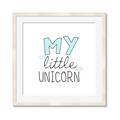 Picture of My Little Unicorn I _GroupedProduct_Square_Mini_ _GroupedProduct_Square_Framed_Matted_