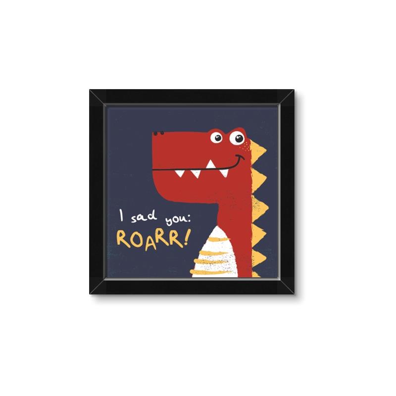 Picture of Red Roar _GroupedProduct_Square_Mini_ _GroupedProduct_Square_Framed_Matted_