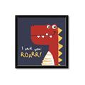 Picture of Red Roar _GroupedProduct_Square_Mini_ _GroupedProduct_Square_Framed_Matted_