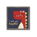 Picture of Red Roar _GroupedProduct_Square_Mini_ _GroupedProduct_Square_Framed_Matted_