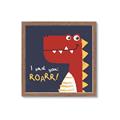 Picture of Red Roar _GroupedProduct_Square_Mini_ _GroupedProduct_Square_Framed_Matted_