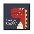 Picture of Red Roar _GroupedProduct_Square_Mini_ _GroupedProduct_Square_Framed_Matted_