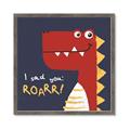 Picture of Red Roar _GroupedProduct_Square_Mini_ _GroupedProduct_Square_Framed_Matted_