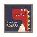 Picture of Red Roar _GroupedProduct_Square_Mini_ _GroupedProduct_Square_Framed_Matted_