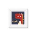 Picture of Red Roar _GroupedProduct_Square_Mini_ _GroupedProduct_Square_Framed_Matted_