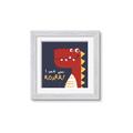 Picture of Red Roar _GroupedProduct_Square_Mini_ _GroupedProduct_Square_Framed_Matted_