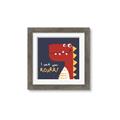 Picture of Red Roar _GroupedProduct_Square_Mini_ _GroupedProduct_Square_Framed_Matted_