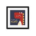Picture of Red Roar _GroupedProduct_Square_Mini_ _GroupedProduct_Square_Framed_Matted_