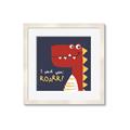 Picture of Red Roar _GroupedProduct_Square_Mini_ _GroupedProduct_Square_Framed_Matted_