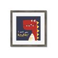 Picture of Red Roar _GroupedProduct_Square_Mini_ _GroupedProduct_Square_Framed_Matted_