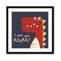 Picture of Red Roar _GroupedProduct_Square_Mini_ _GroupedProduct_Square_Framed_Matted_