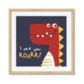 Picture of Red Roar _GroupedProduct_Square_Mini_ _GroupedProduct_Square_Framed_Matted_