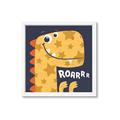 Picture of Yellow Roar _GroupedProduct_Square_Mini_ _GroupedProduct_Square_Framed_Matted_