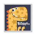 Picture of Yellow Roar _GroupedProduct_Square_Mini_ _GroupedProduct_Square_Framed_Matted_