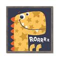 Picture of Yellow Roar _GroupedProduct_Square_Mini_ _GroupedProduct_Square_Framed_Matted_