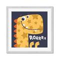 Picture of Yellow Roar _GroupedProduct_Square_Mini_ _GroupedProduct_Square_Framed_Matted_