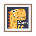 Picture of Yellow Roar _GroupedProduct_Square_Mini_ _GroupedProduct_Square_Framed_Matted_