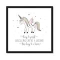 Picture of Be a Unicorn II _GroupedProduct_Square_Mini_ _GroupedProduct_Square_Framed_Matted_