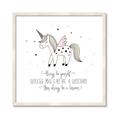 Picture of Be a Unicorn II _GroupedProduct_Square_Mini_ _GroupedProduct_Square_Framed_Matted_