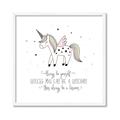 Picture of Be a Unicorn II _GroupedProduct_Square_Mini_ _GroupedProduct_Square_Framed_Matted_
