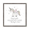 Picture of Be a Unicorn II _GroupedProduct_Square_Mini_ _GroupedProduct_Square_Framed_Matted_