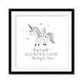 Picture of Be a Unicorn II _GroupedProduct_Square_Mini_ _GroupedProduct_Square_Framed_Matted_
