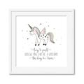 Picture of Be a Unicorn II _GroupedProduct_Square_Mini_ _GroupedProduct_Square_Framed_Matted_