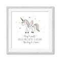 Picture of Be a Unicorn II _GroupedProduct_Square_Mini_ _GroupedProduct_Square_Framed_Matted_