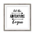 Picture of Adventure Begin _GroupedProduct_Square_Mini_ _GroupedProduct_Square_Framed_Matted_