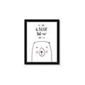 Picture of Be Brave Bear _GroupedProduct_Rectangle_Portrait_Mini_ _GroupedProduct_Rectangle_Portrait_Framed_Matted_