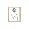 Picture of Be Brave Bear _GroupedProduct_Rectangle_Portrait_Mini_ _GroupedProduct_Rectangle_Portrait_Framed_Matted_
