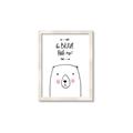 Picture of Be Brave Bear _GroupedProduct_Rectangle_Portrait_Mini_ _GroupedProduct_Rectangle_Portrait_Framed_Matted_