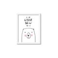 Picture of Be Brave Bear _GroupedProduct_Rectangle_Portrait_Mini_ _GroupedProduct_Rectangle_Portrait_Framed_Matted_