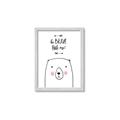 Picture of Be Brave Bear _GroupedProduct_Rectangle_Portrait_Mini_ _GroupedProduct_Rectangle_Portrait_Framed_Matted_