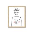 Picture of Be Brave Bear _GroupedProduct_Rectangle_Portrait_Mini_ _GroupedProduct_Rectangle_Portrait_Framed_Matted_